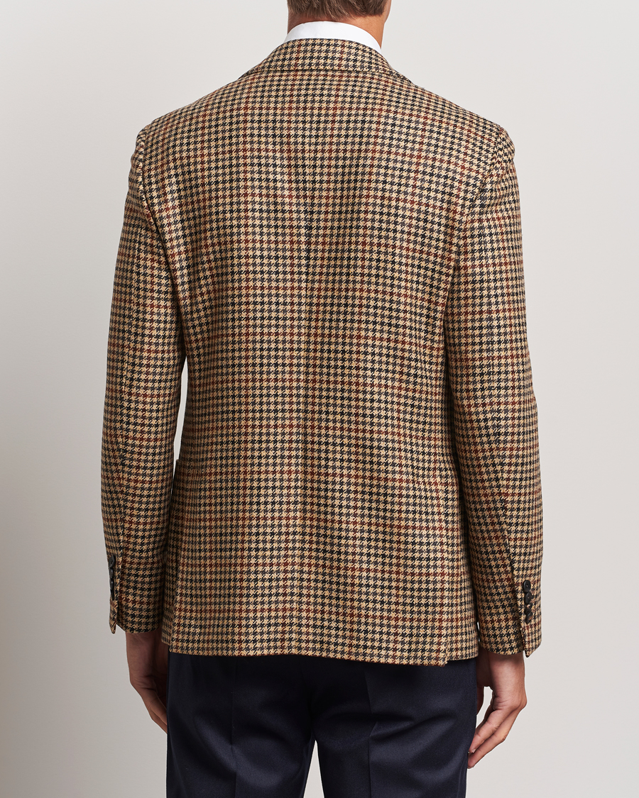 Homme | Blazers | Lardini | Checked Wool/Cashmere Blazer Beige/Brown