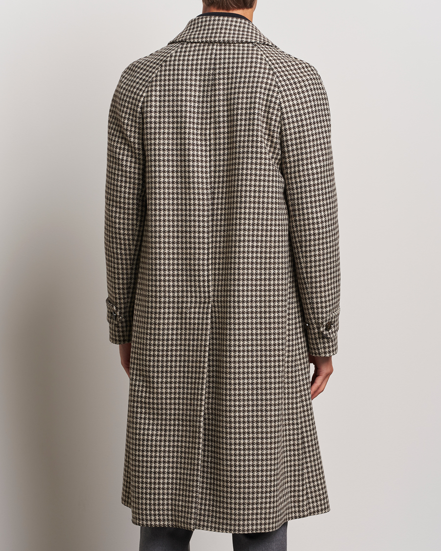 Homme | Manteaux Et Vestes | Lardini | Houndstooth Wool/Cashmere Coat Brown
