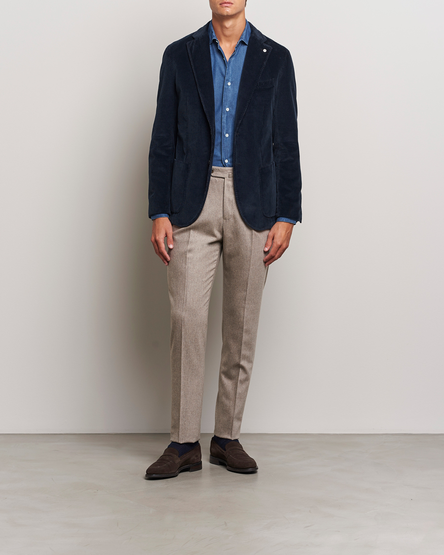 Homme | Blazers | L.B.M. 1911 | Jack Corduroy Blazer Navy