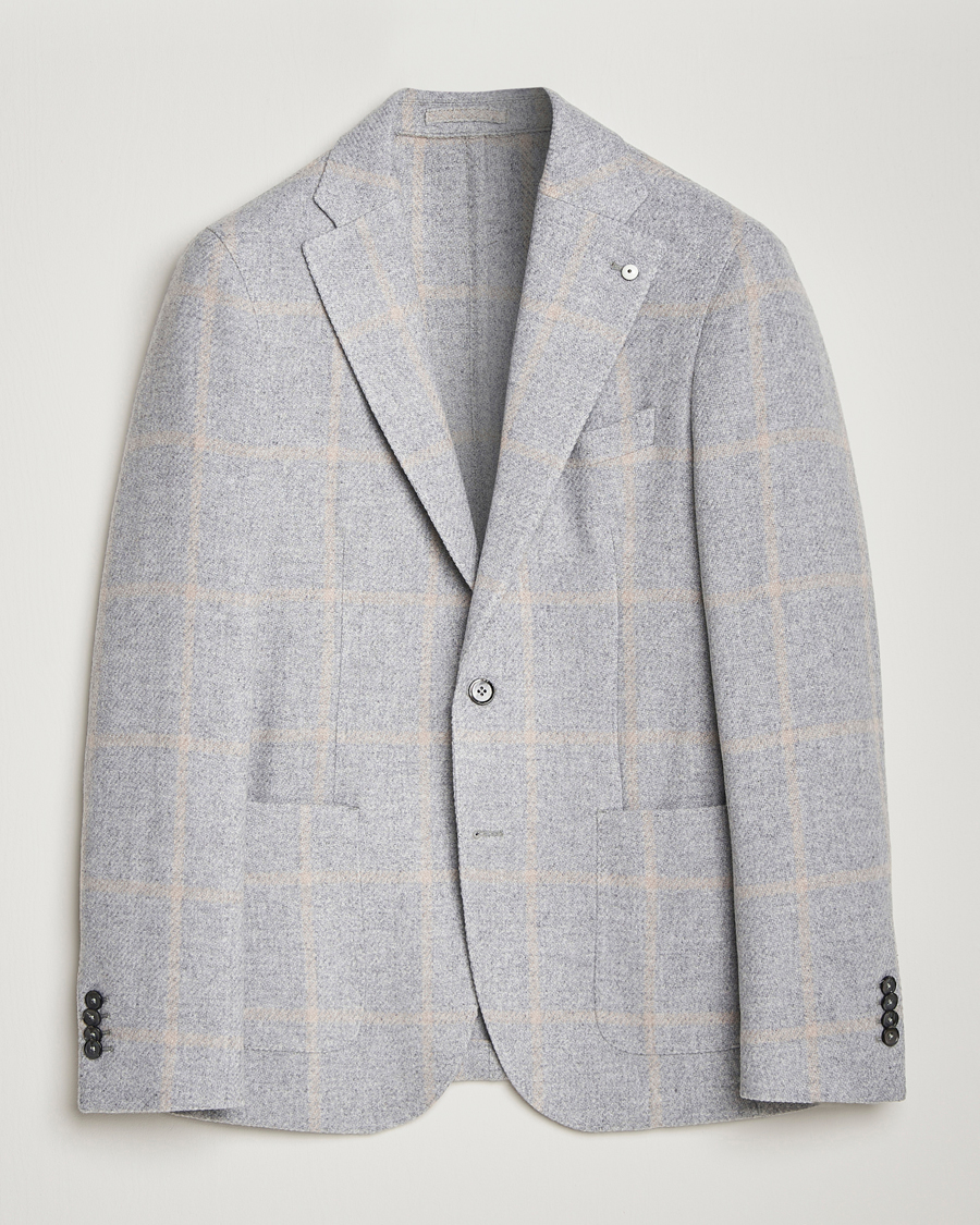 Homme | Blazers | L.B.M. 1911 | Jack Regular Jersey Wool Blazer Light Grey