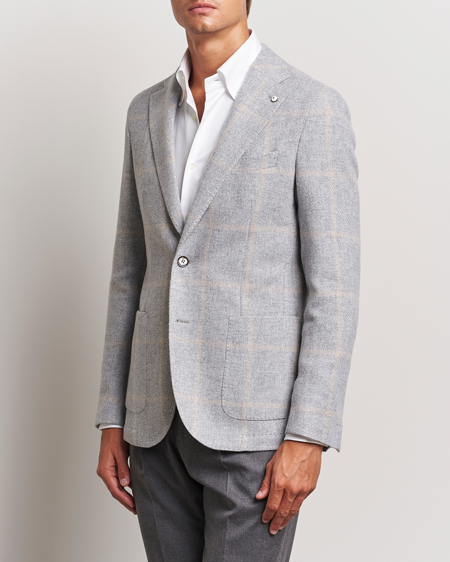 Homme | Blazers | L.B.M. 1911 | Jack Regular Jersey Wool Blazer Light Grey