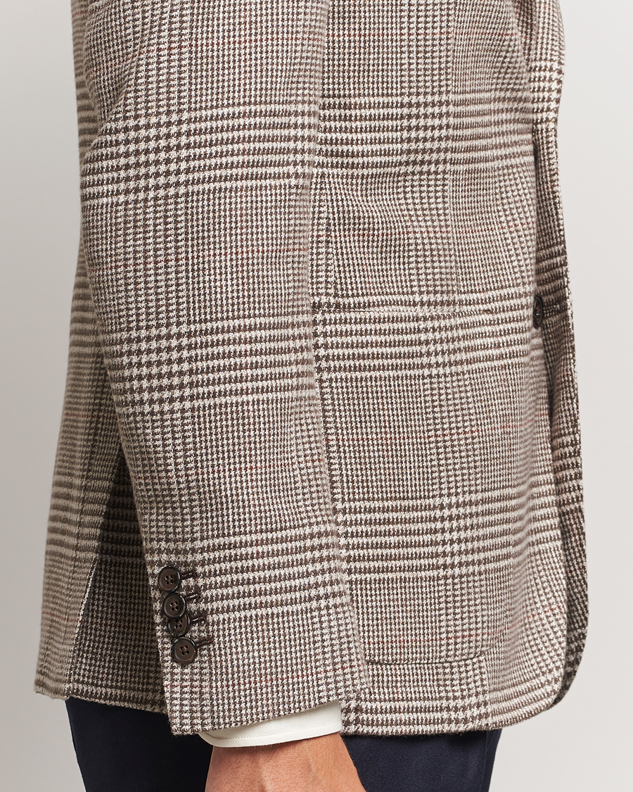 Homme | Blazers | L.B.M. 1911 | Jack Regular Prince of Wales Blazer Olive