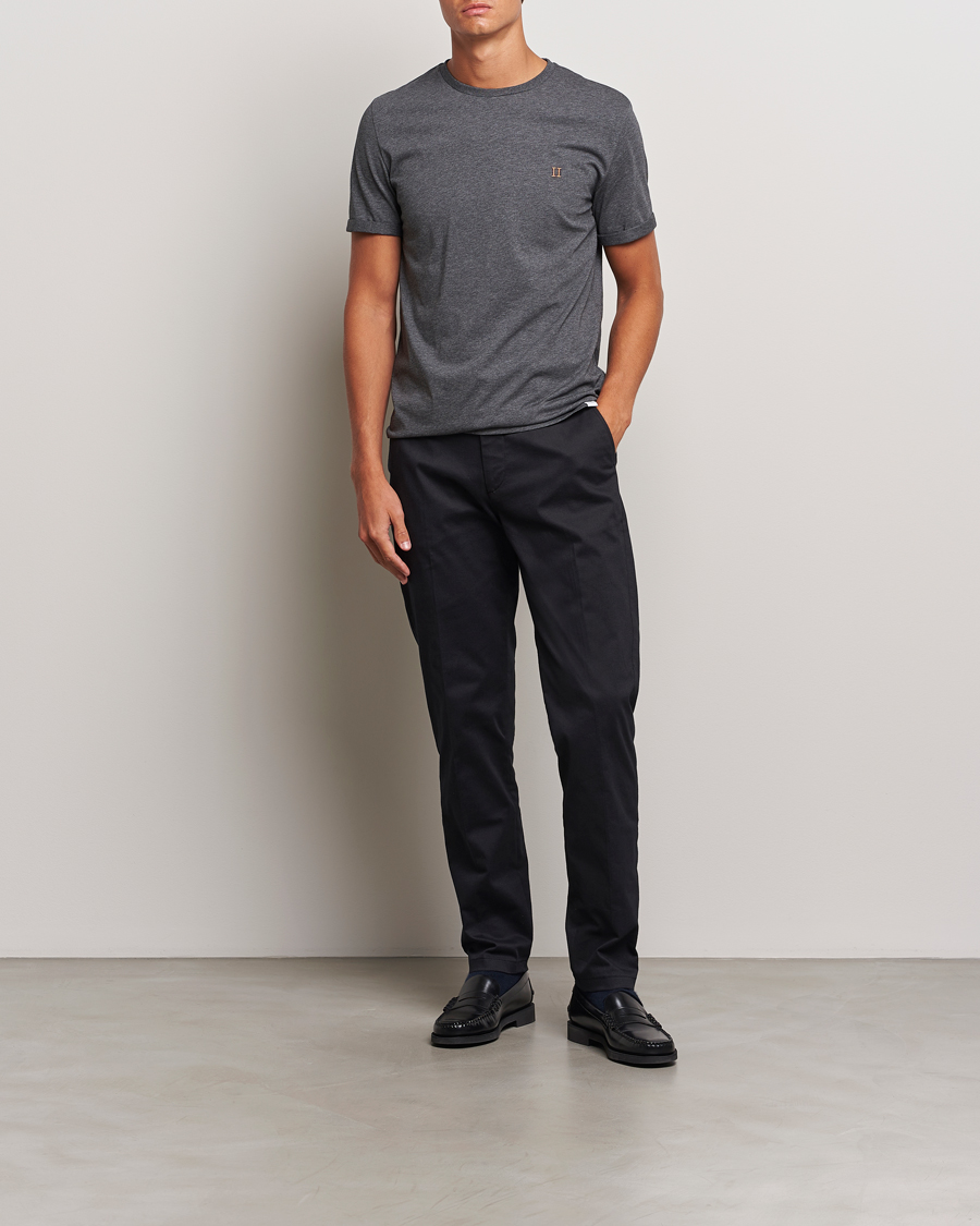 Homme | Pantalons | LES DEUX | Como Reg Cotton Pants Black