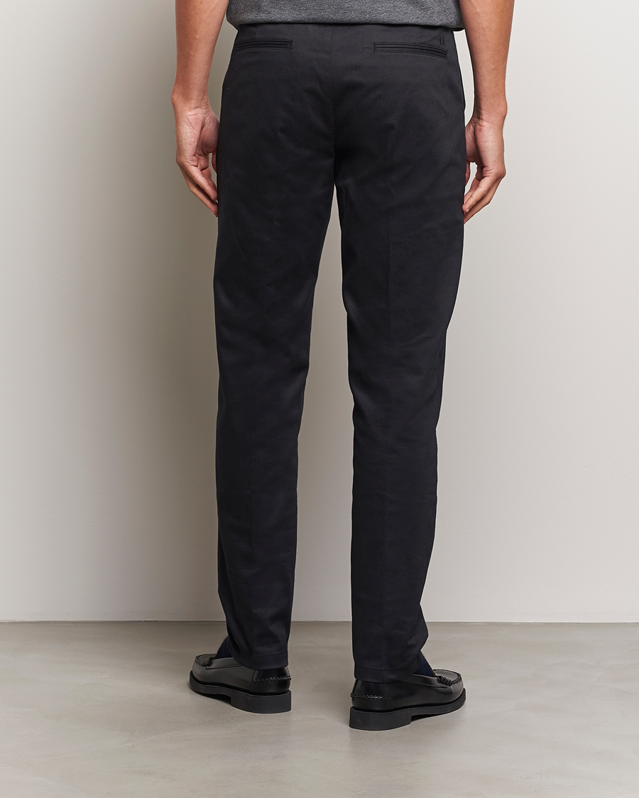 Homme | Pantalons | LES DEUX | Como Reg Cotton Pants Black