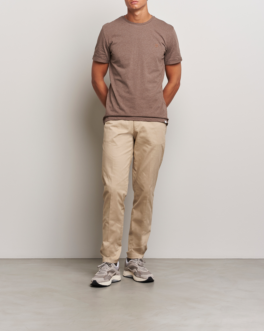 Homme | Pantalons | LES DEUX | Como Reg Cotton Pants Dark Sand