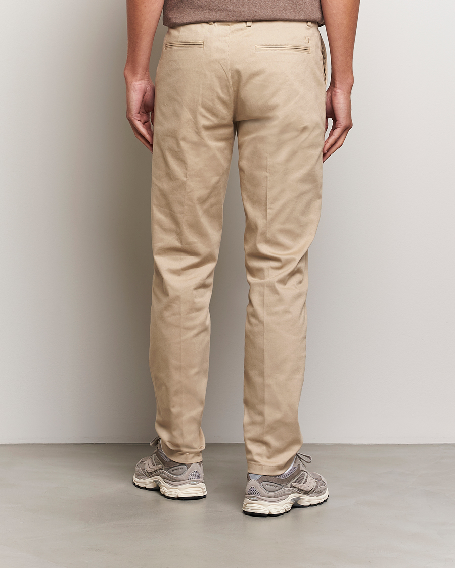 Homme | Pantalons | LES DEUX | Como Reg Cotton Pants Dark Sand