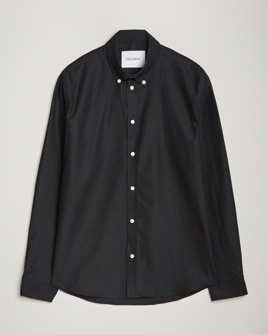 Homme | Chemises | LES DEUX | Konrad Oxford Shirt Black