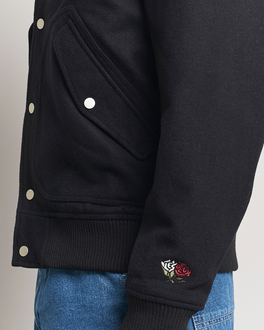 Homme | Manteaux Et Vestes | LES DEUX | Rhett Varsity Jacket Black