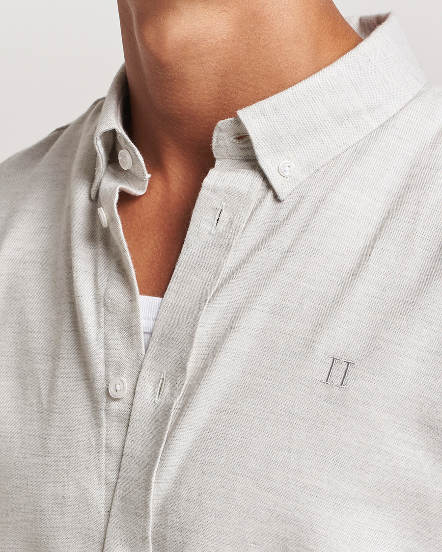 Homme | Chemises | LES DEUX | Dessert Reg Shirt Snow Melange