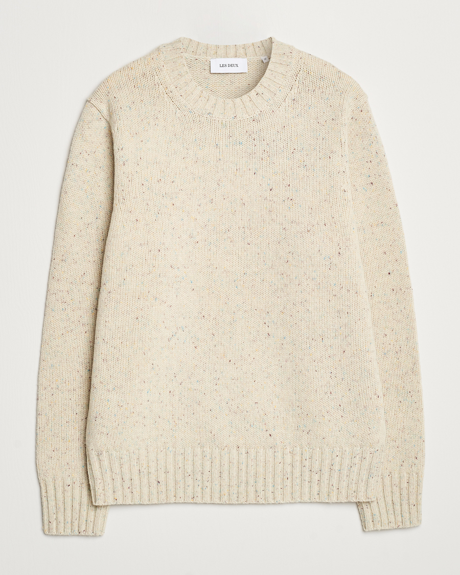 Homme | Pulls Et Tricots | LES DEUX | Gary Fleck Wool Roundneck Light Sand