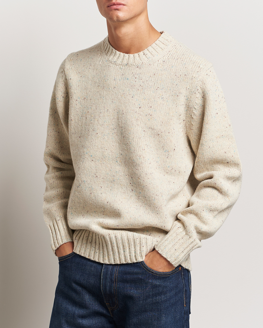 Homme | Pulls Et Tricots | LES DEUX | Gary Fleck Wool Roundneck Light Sand
