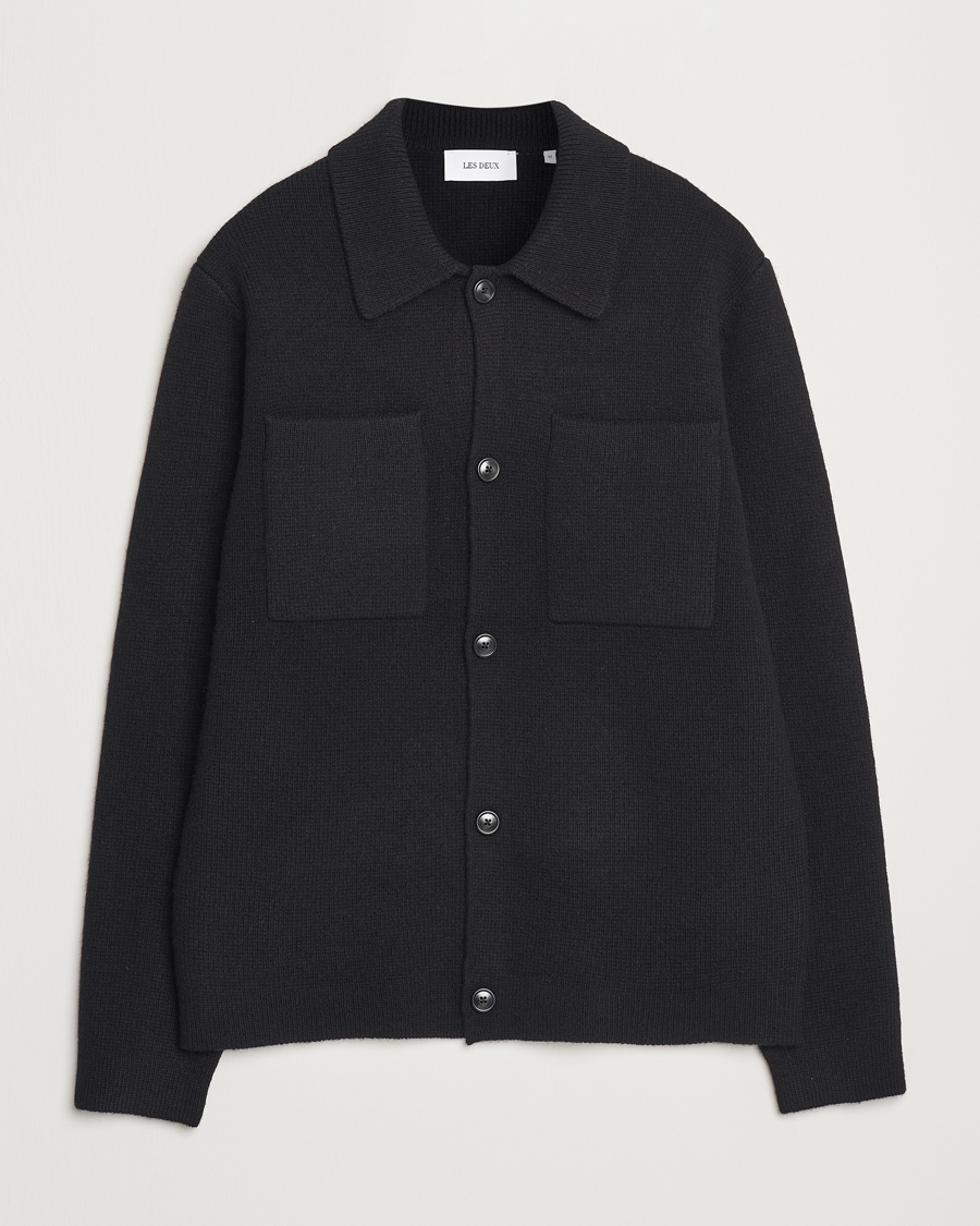 Homme | Pulls Et Tricots | LES DEUX | Fischer Milano Overshirt Black