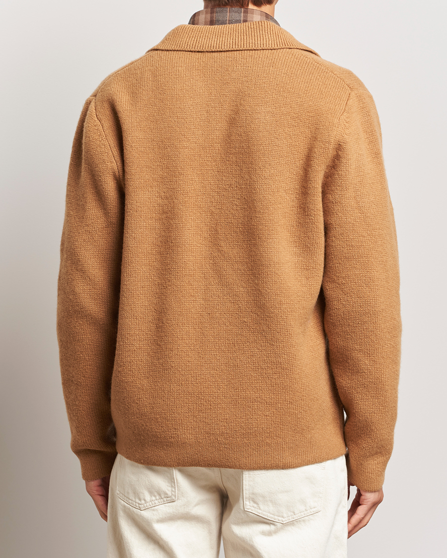 Homme | Pulls Et Tricots | LES DEUX | Fischer Milano Overshirt Tobacco Brown