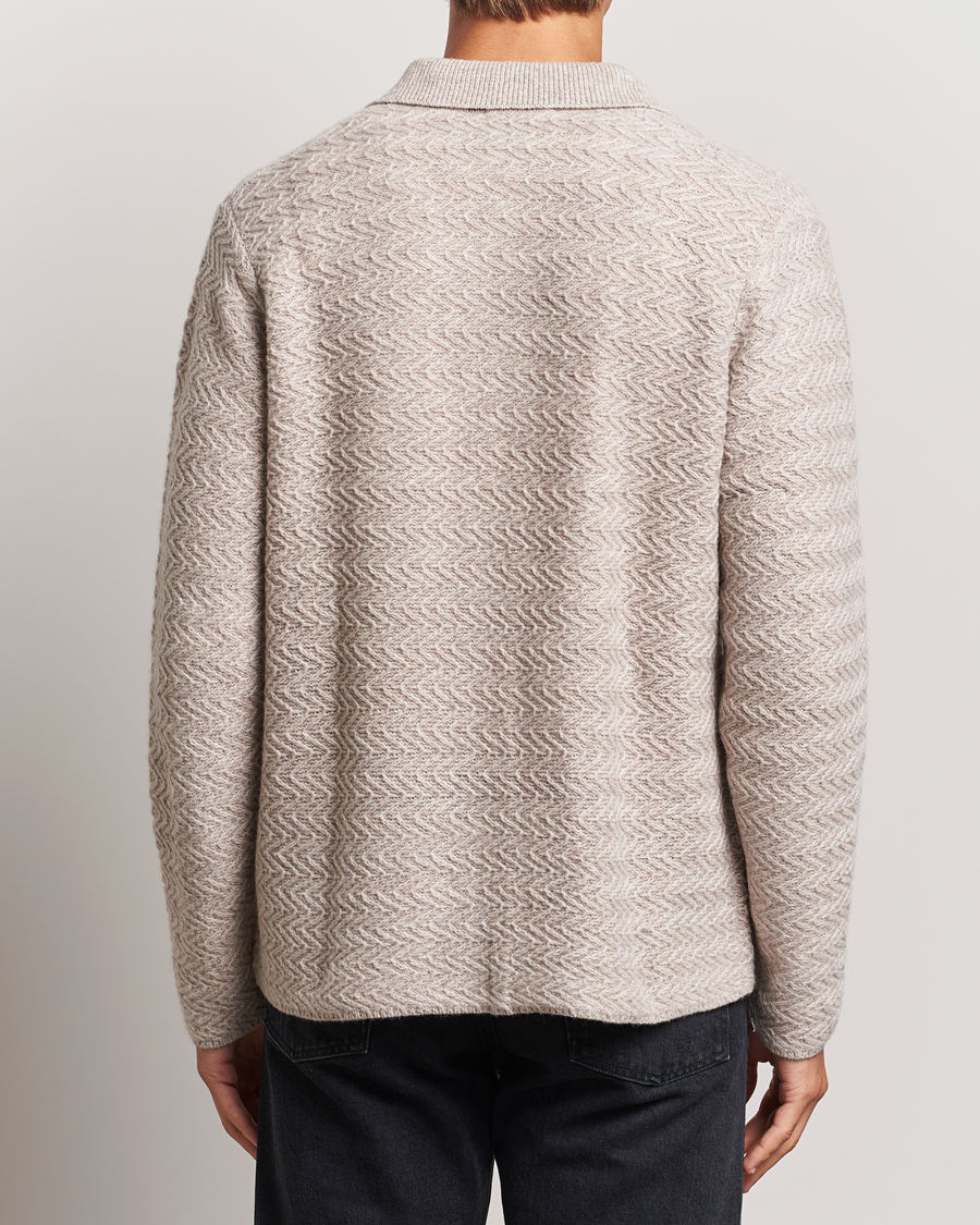 Homme | Pulls Et Tricots | LES DEUX | Finnegan Knit Shirt Oatmeal Melange