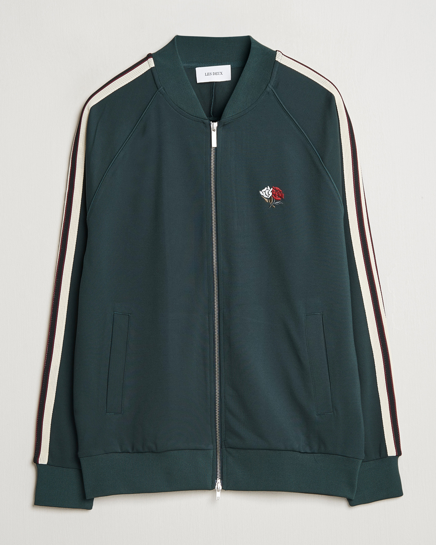 Homme | Pulls Et Tricots | LES DEUX | Sterling Track Jacket 2.0 Pine Green/Ivory