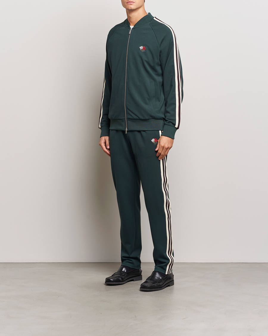 Homme | Pantalons | LES DEUX | Sterling Track Pants 2.0 Pine Green/Ivory