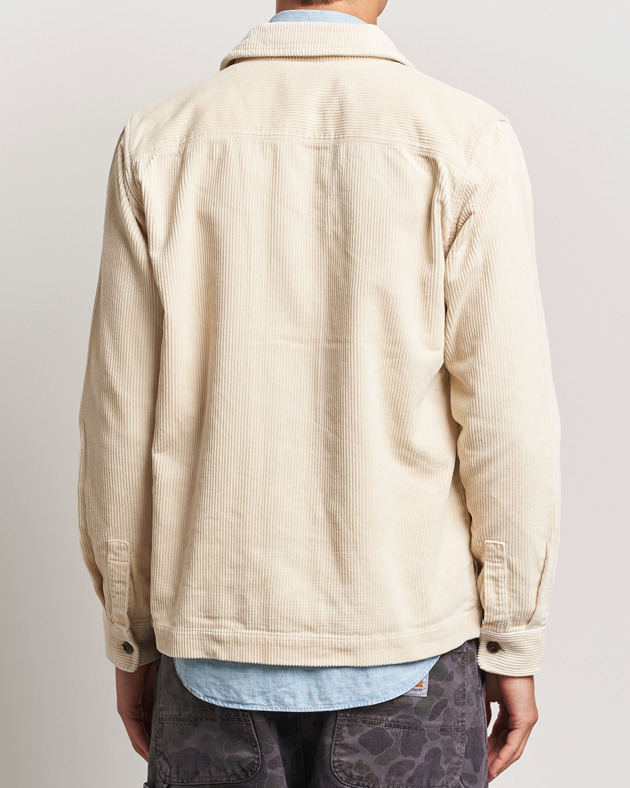 Homme | Chemises | LES DEUX | Layton Corduroy Overshirt Ivory