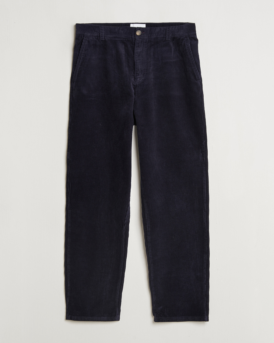 Homme | Pantalons | LES DEUX | Kody Heavy Corduroy Pants Dark Navy