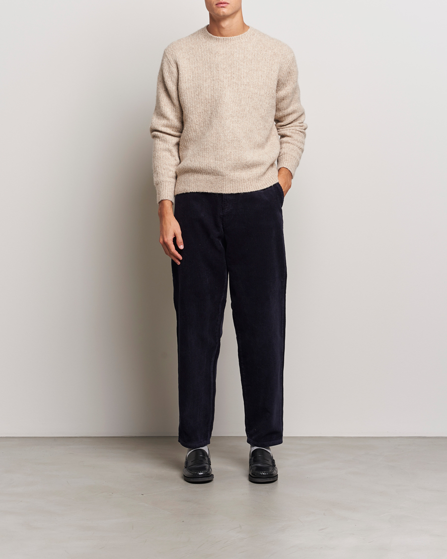 Homme | Pantalons | LES DEUX | Kody Heavy Corduroy Pants Dark Navy