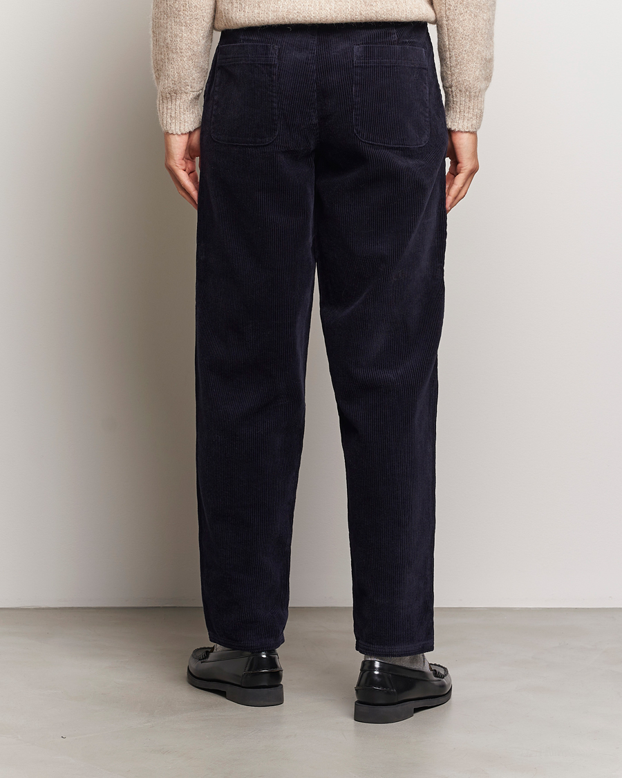 Homme | Pantalons | LES DEUX | Kody Heavy Corduroy Pants Dark Navy