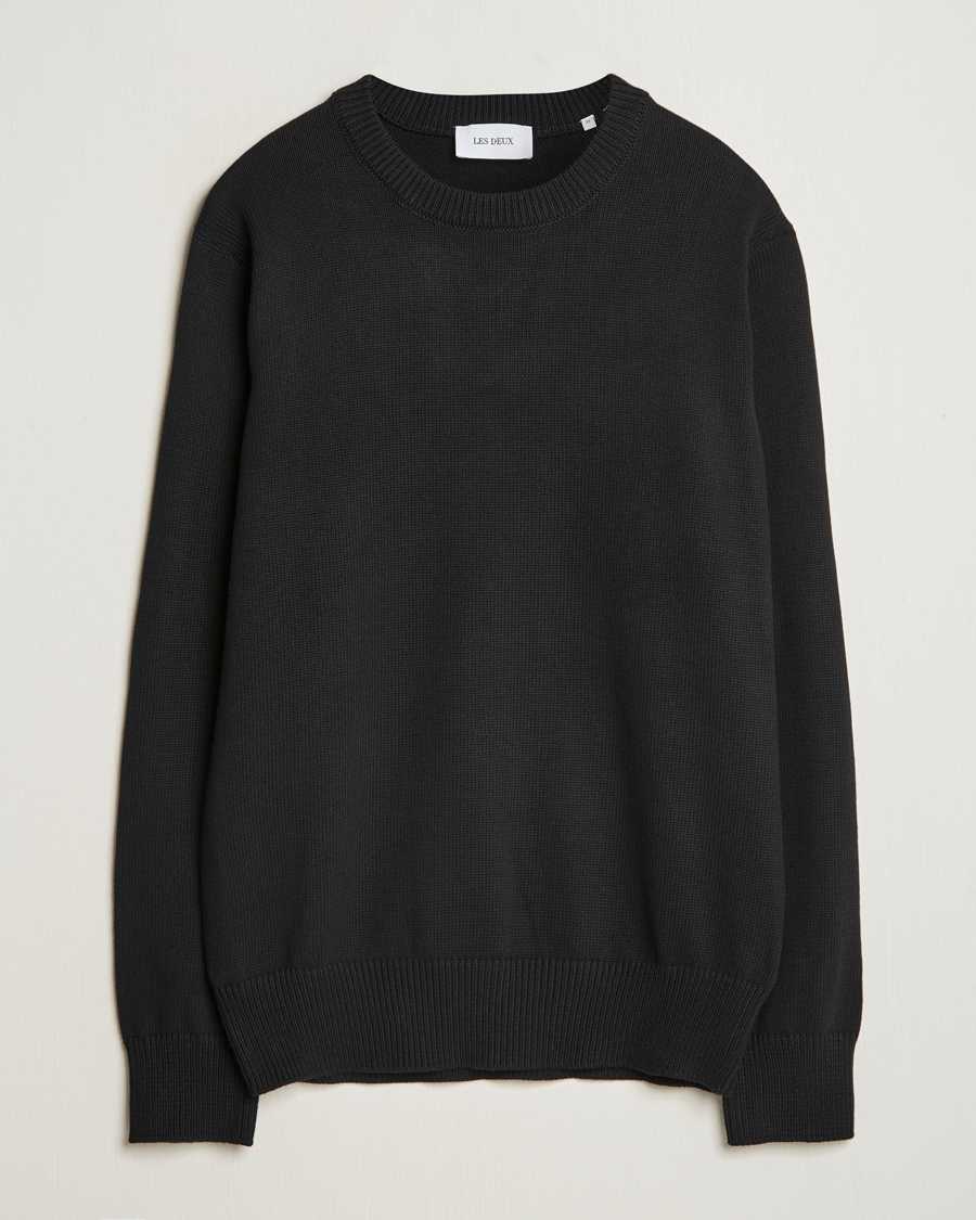 Homme | Pulls Et Tricots | LES DEUX | Gary Cotton Knit 2.0 Black