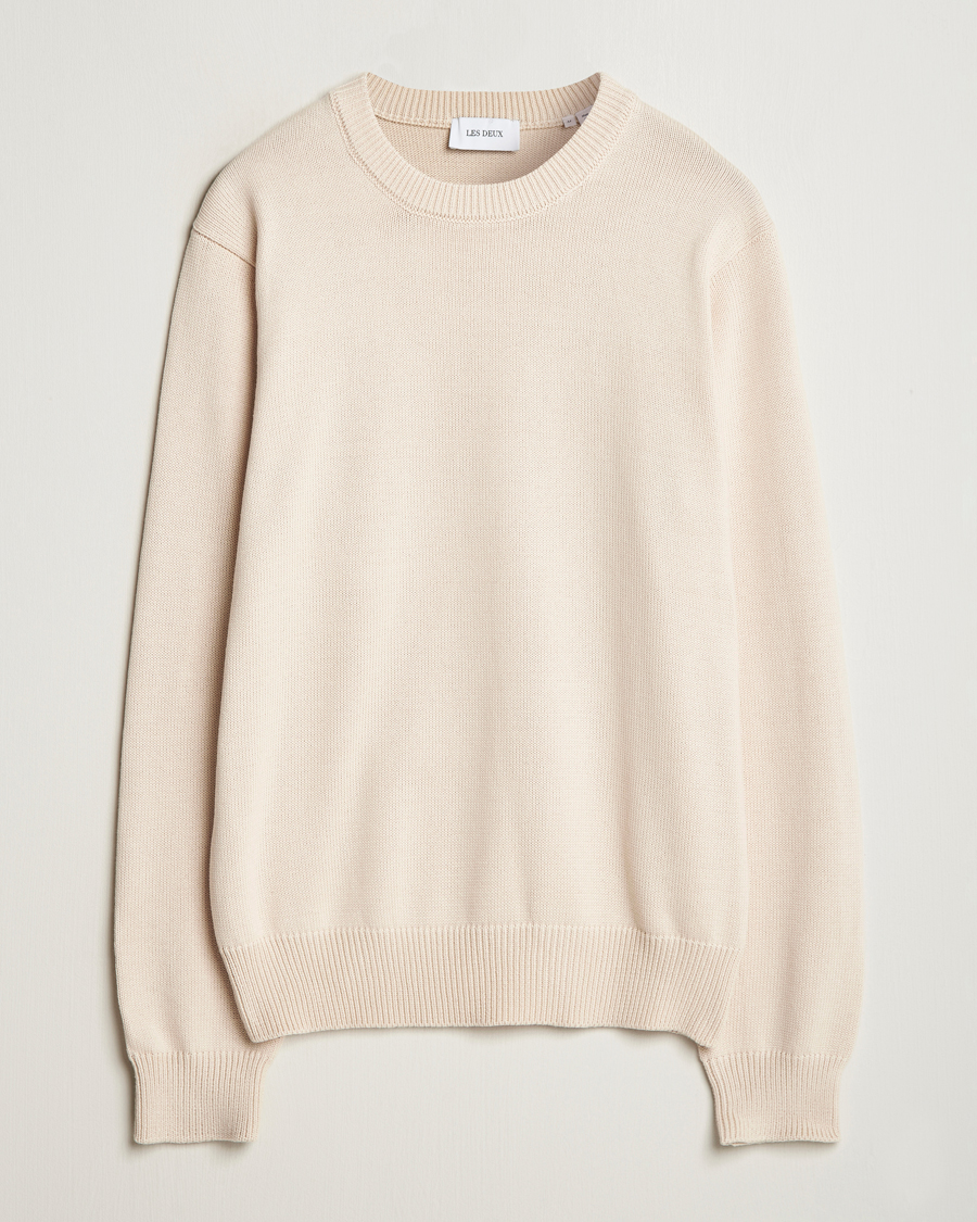 Homme | Pulls Et Tricots | LES DEUX | Gary Cotton Knit 2.0 Ivory