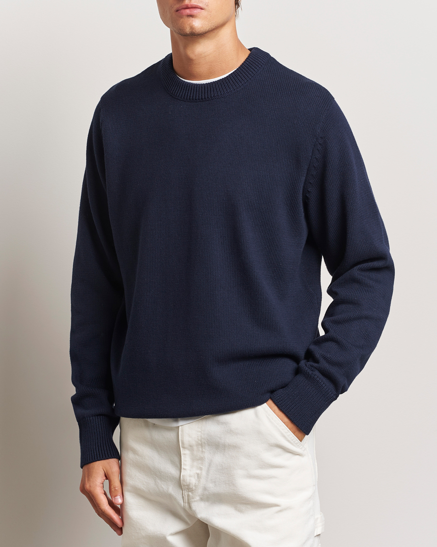 Homme | Pulls Et Tricots | LES DEUX | Gary Cotton Knit 2.0 Dark Navy
