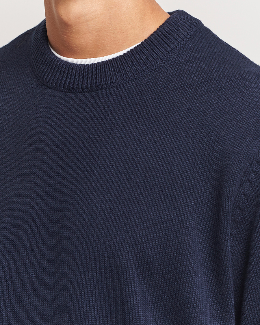 Homme | Pulls Et Tricots | LES DEUX | Gary Cotton Knit 2.0 Dark Navy