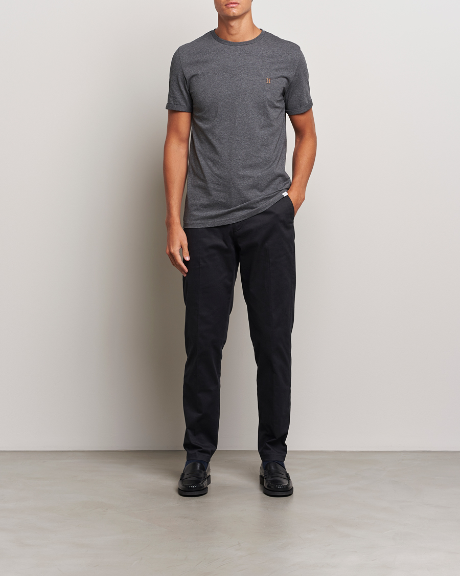 Homme | T-shirts | LES DEUX | Nørregaard T-Shirt Mountain Grey Melange