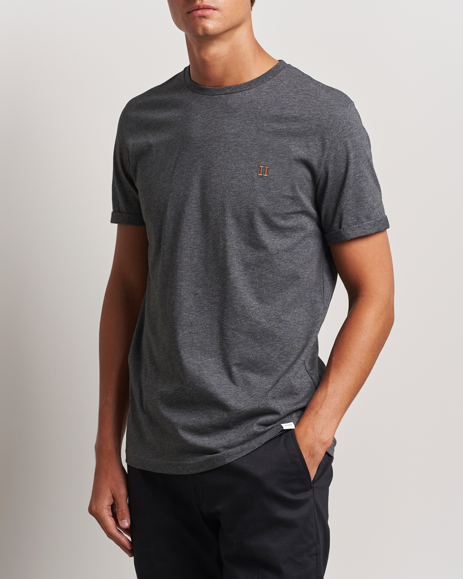 Homme | T-shirts | LES DEUX | Nørregaard T-Shirt Mountain Grey Melange
