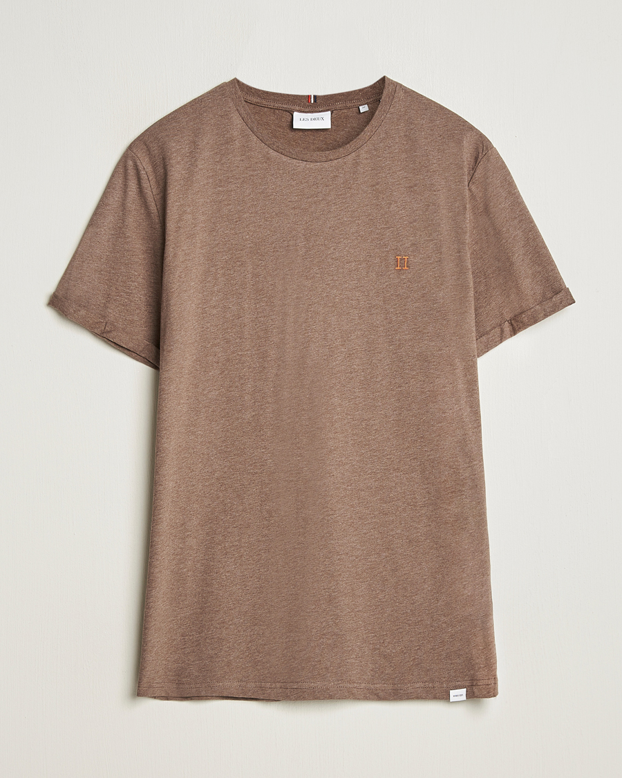 Homme | T-shirts | LES DEUX | Nørregaard T-Shirt Charcoal Melange