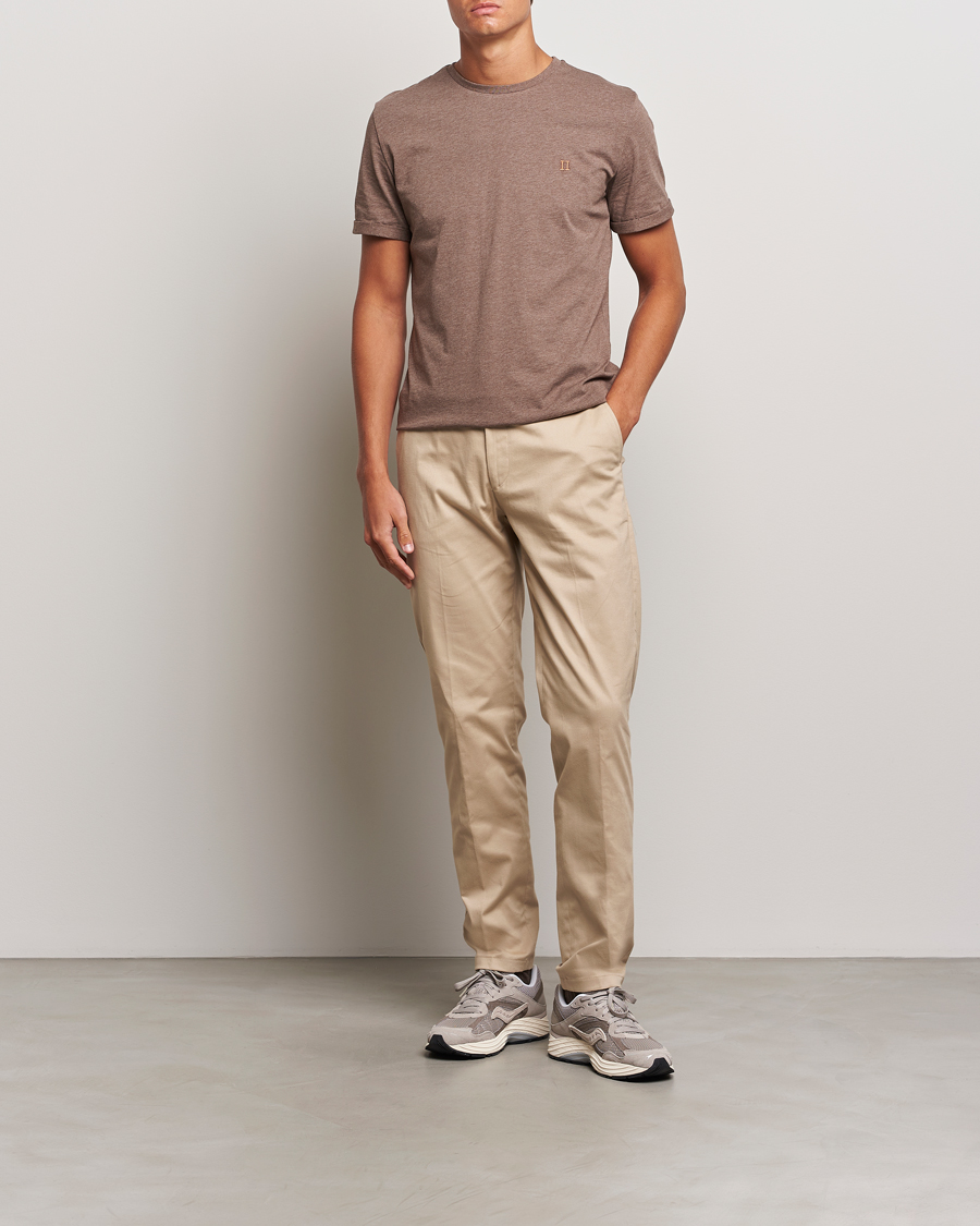 Homme | T-shirts | LES DEUX | Nørregaard T-Shirt Charcoal Melange