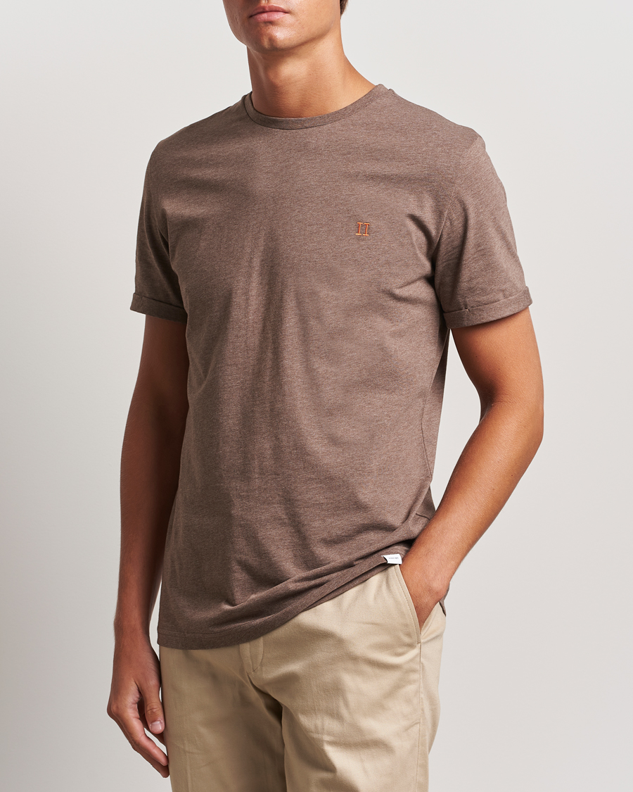 Homme | T-shirts | LES DEUX | Nørregaard T-Shirt Charcoal Melange