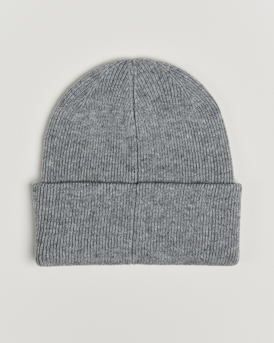 Homme | Les Deux Wayne Wool Beanie Grey Melange | LES DEUX | Wayne Wool Beanie Grey Melange