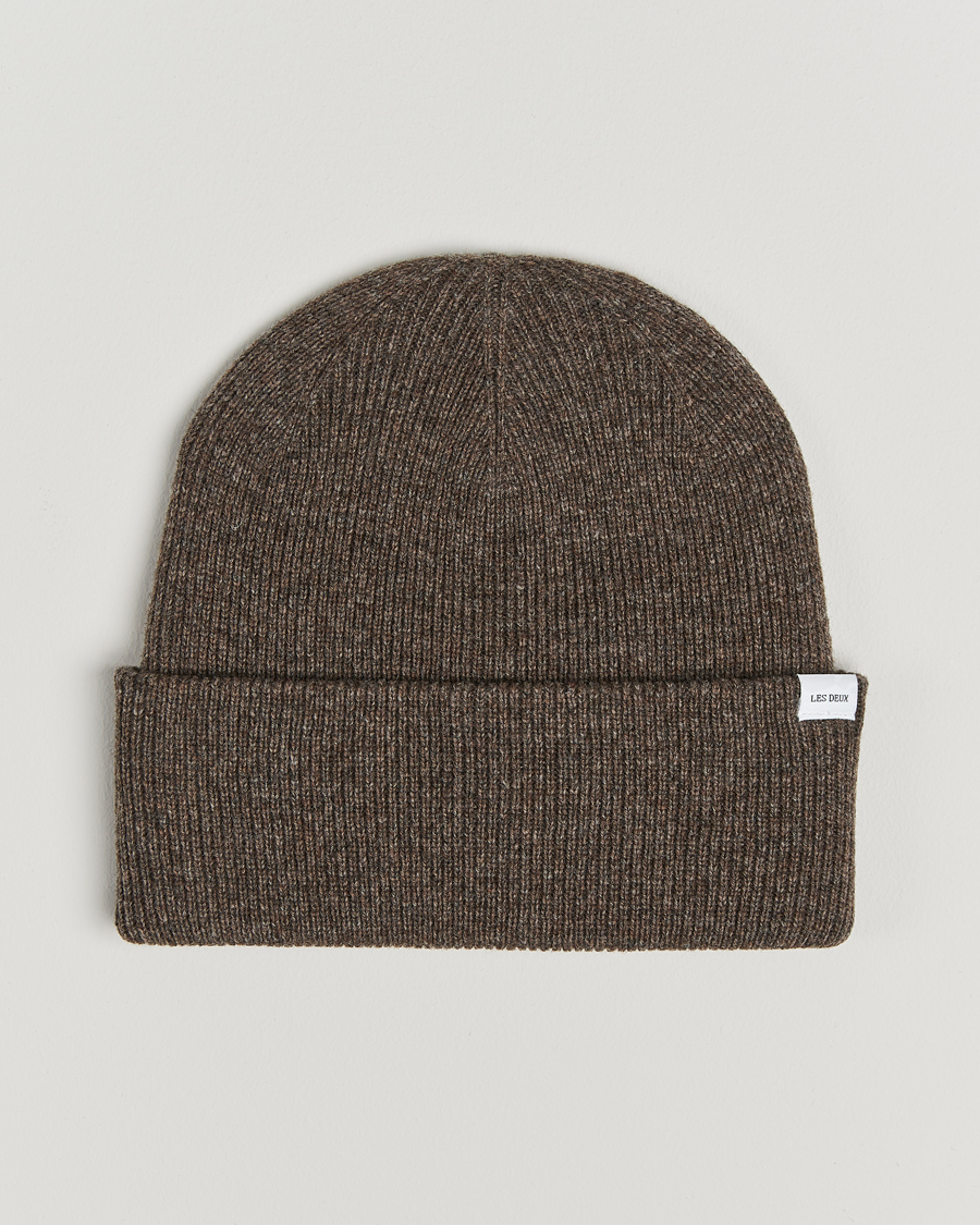 Homme | Les Deux Wayne Wool Beanie Mountain Grey Melange | LES DEUX | Wayne Wool Beanie Mountain Grey Melange