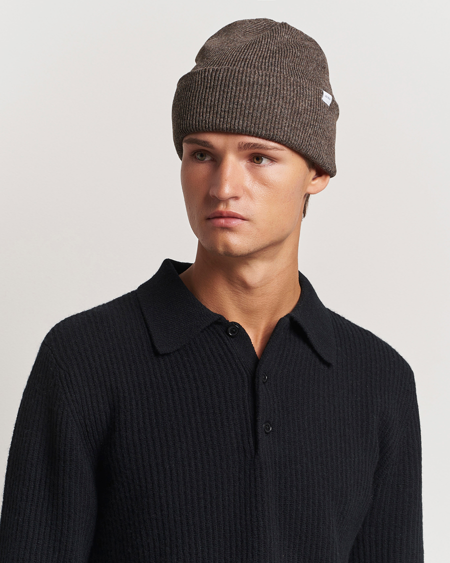 Homme | Les Deux Wayne Wool Beanie Mountain Grey Melange | LES DEUX | Wayne Wool Beanie Mountain Grey Melange