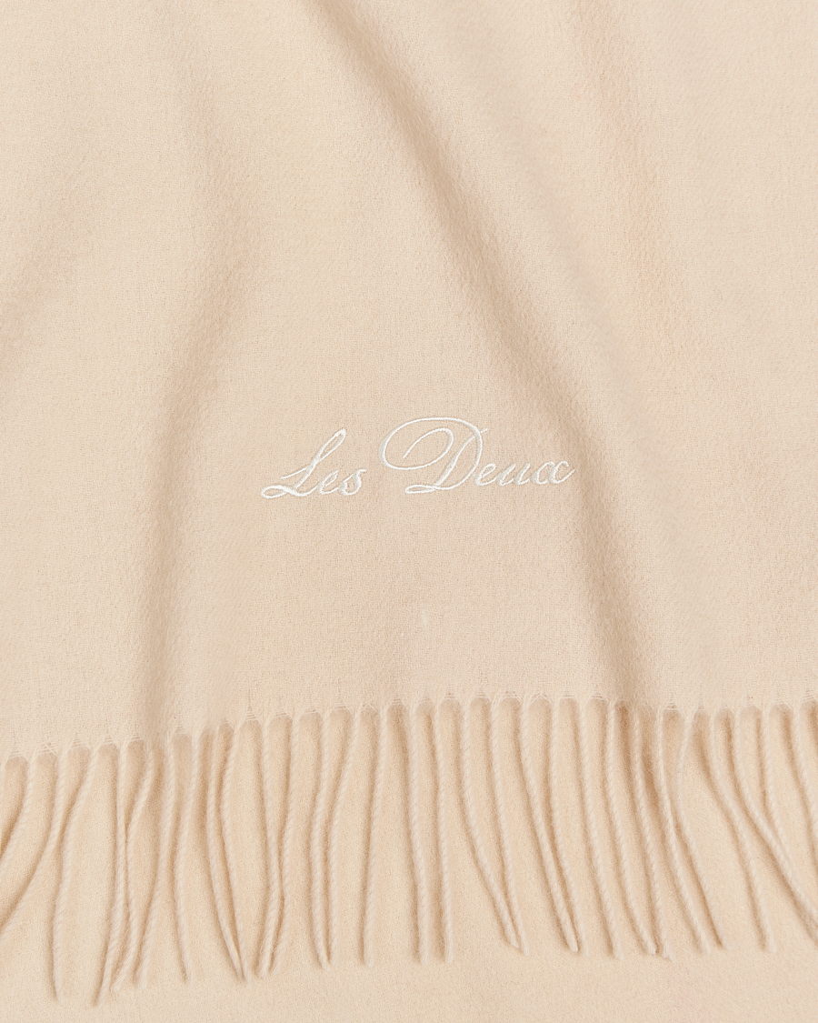 Homme | Les Deux Wayne Wool Scarf Ivory | LES DEUX | Wayne Wool Scarf Ivory