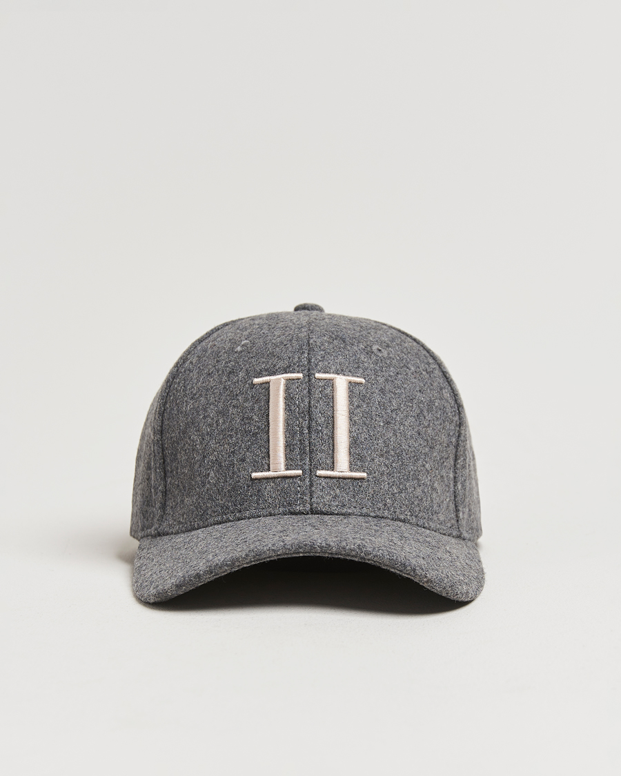 Homme | Les Deux Encore Wool Baseball Cap Light Grey Melange | LES DEUX | Encore Wool Baseball Cap Light Grey Melange