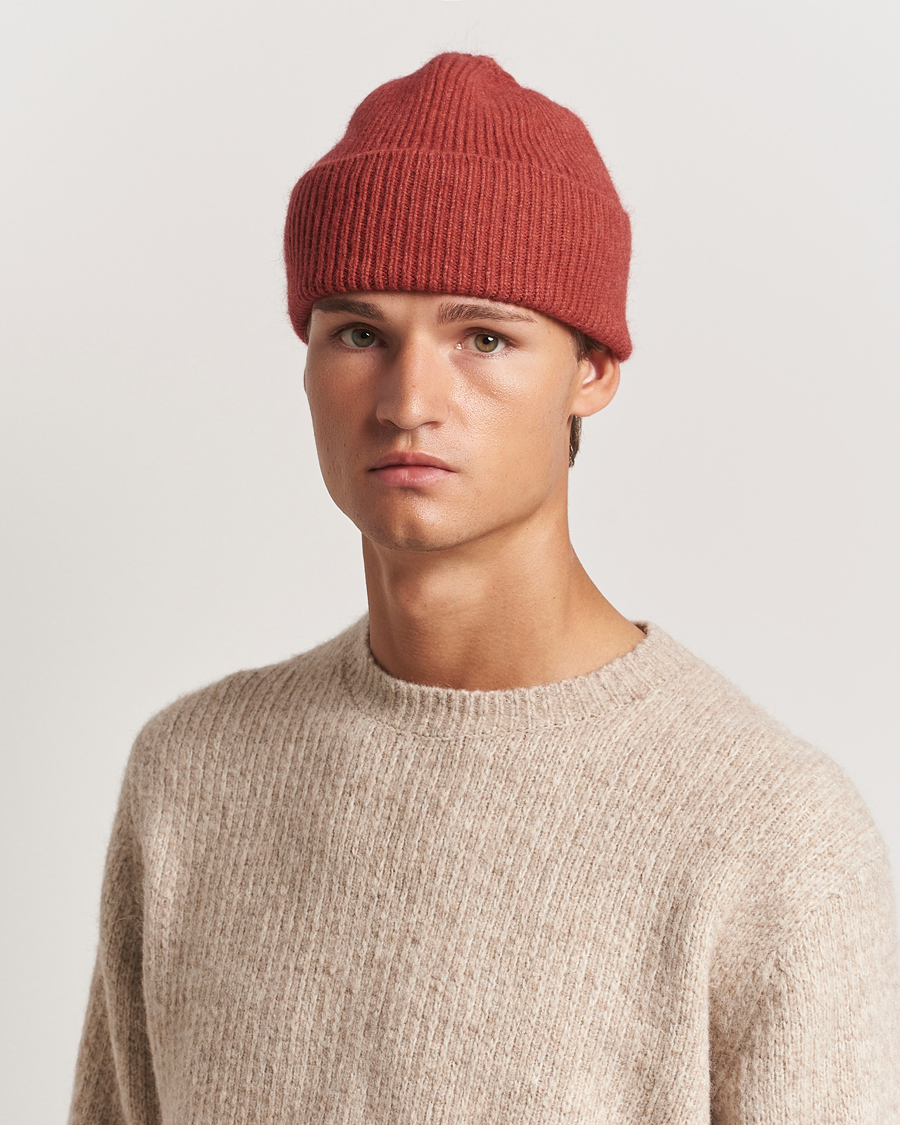 Homme | Bonnets | Le Bonnet | Lambswool/Caregora Beanie Terra