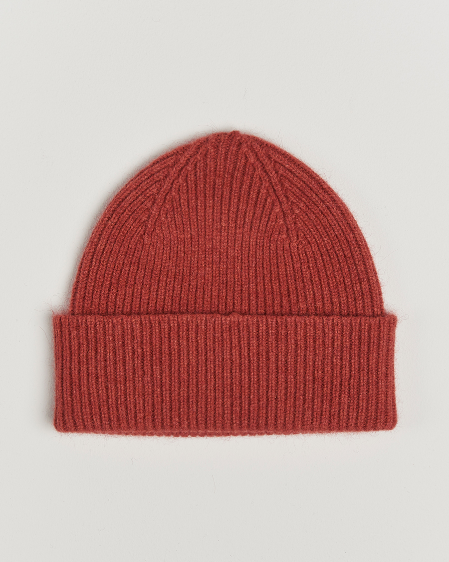 Homme | Bonnets | Le Bonnet | Lambswool/Caregora Beanie Terra