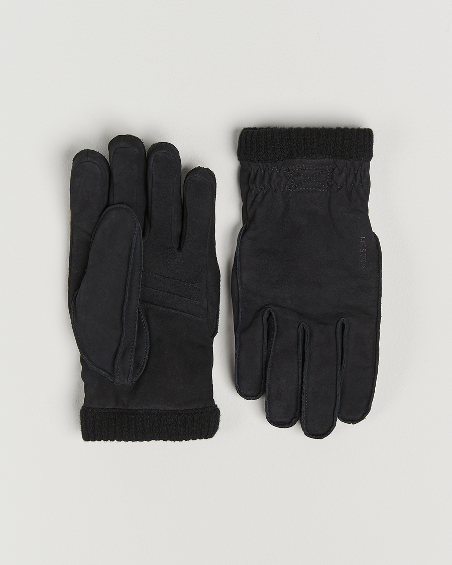 Homme | Gants | Hestra | Joar Primaloft Lined Nubuck Glove Black