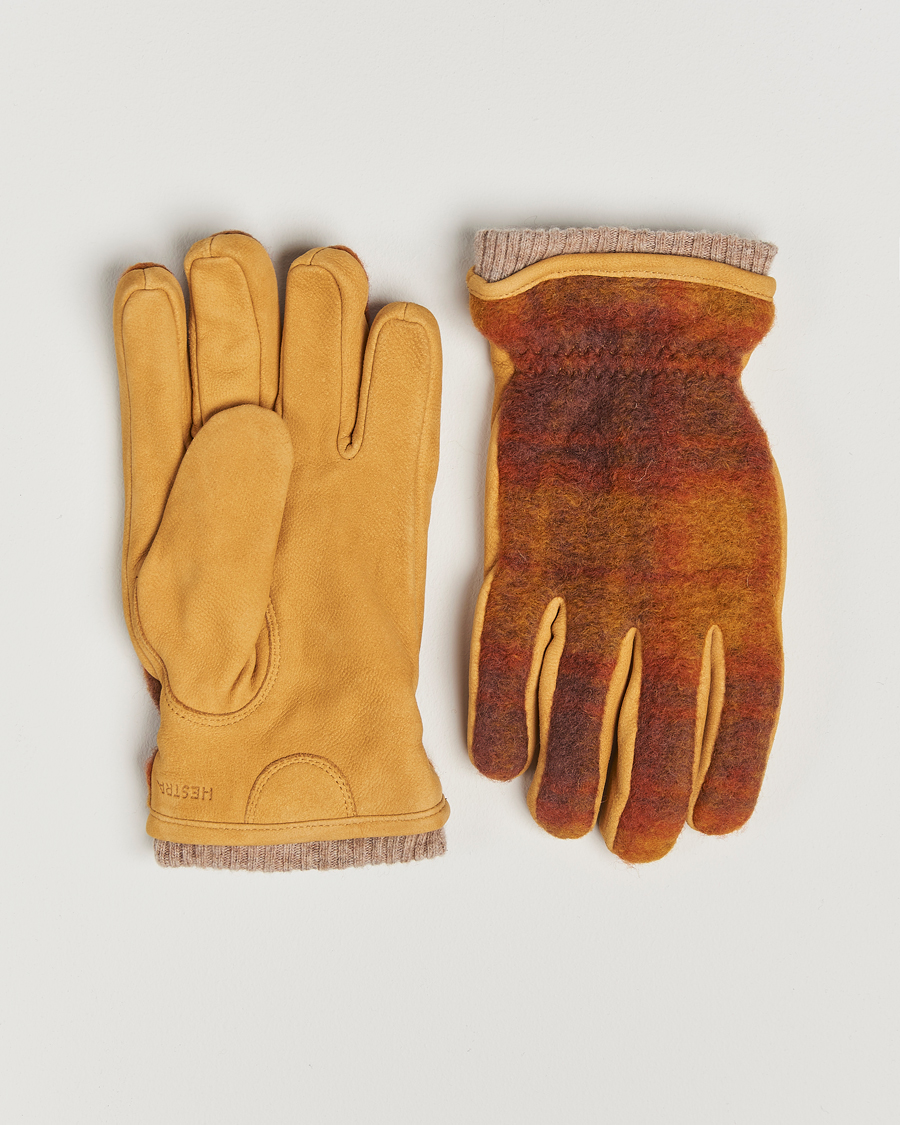Homme | Hestra Noah Wool/Nubuck Primaloft Glove Multi | Hestra | Noah Wool/Nubuck Primaloft Glove Multi