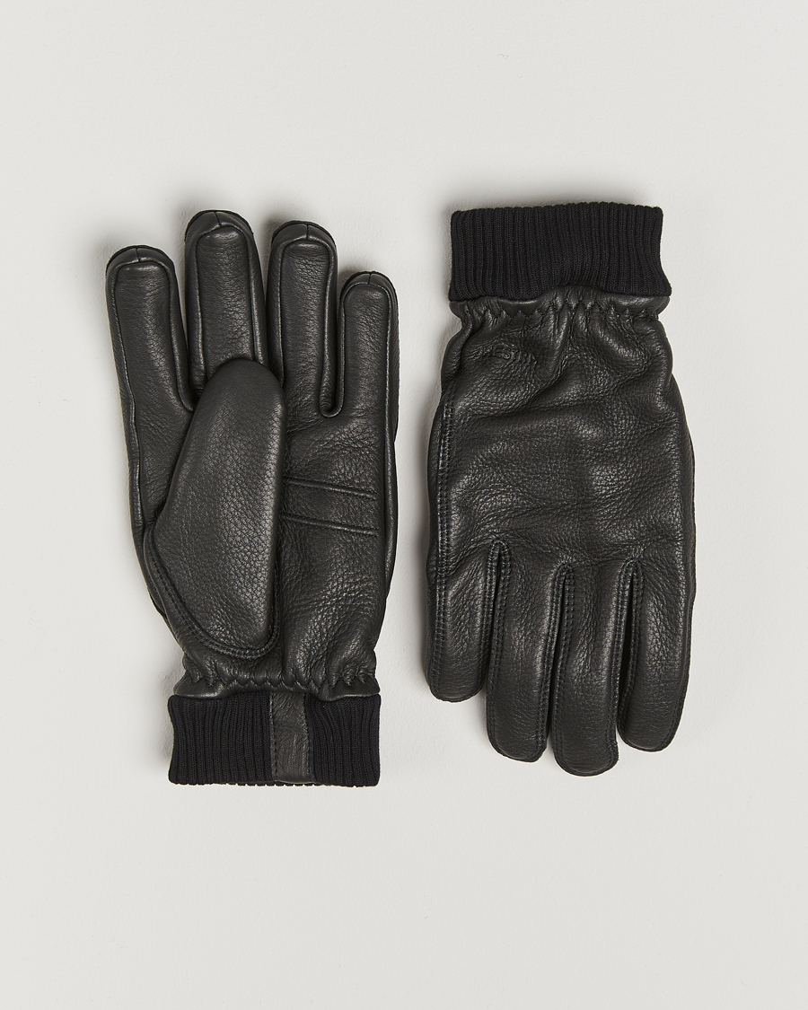 Homme | Gants | Hestra | Tore Deerskin Primaloft Lined Glove Black