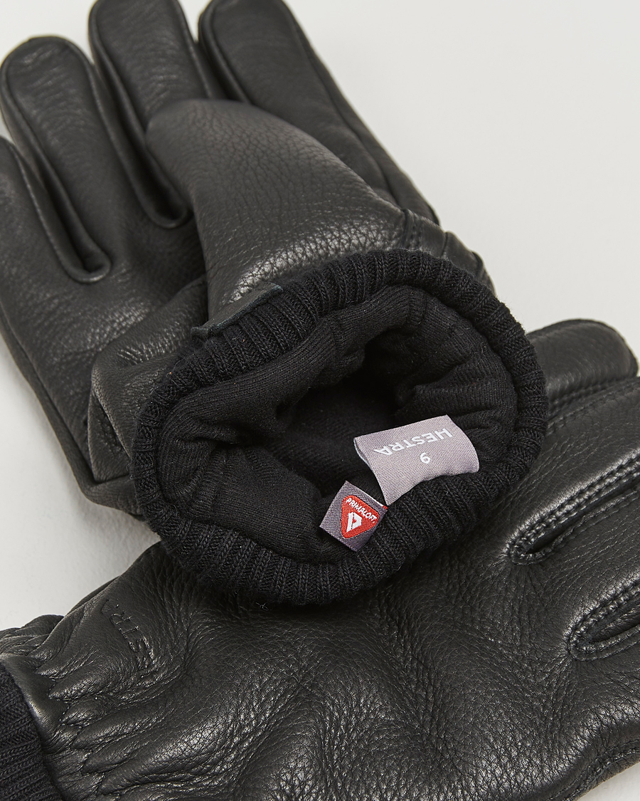 Homme | Gants | Hestra | Tore Deerskin Primaloft Lined Glove Black