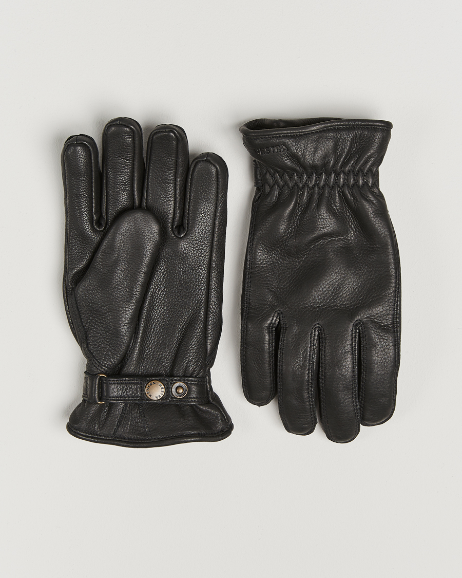 Homme | Gants | Hestra | Burensvik Deerskin Wool Pile Glove Black