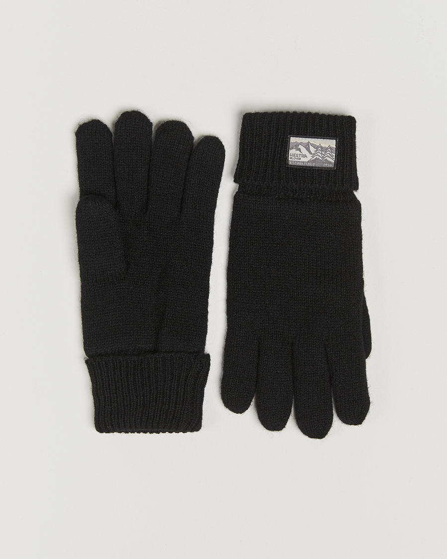 Homme | Hestra Raggwool Glove Black | Hestra | Raggwool Glove Black