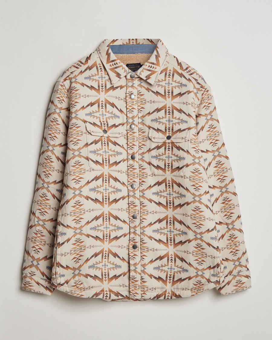 Homme | Manteaux Et Vestes | Pendleton | Bay City Teddy Lined Shirt Jacket Trapper Peak