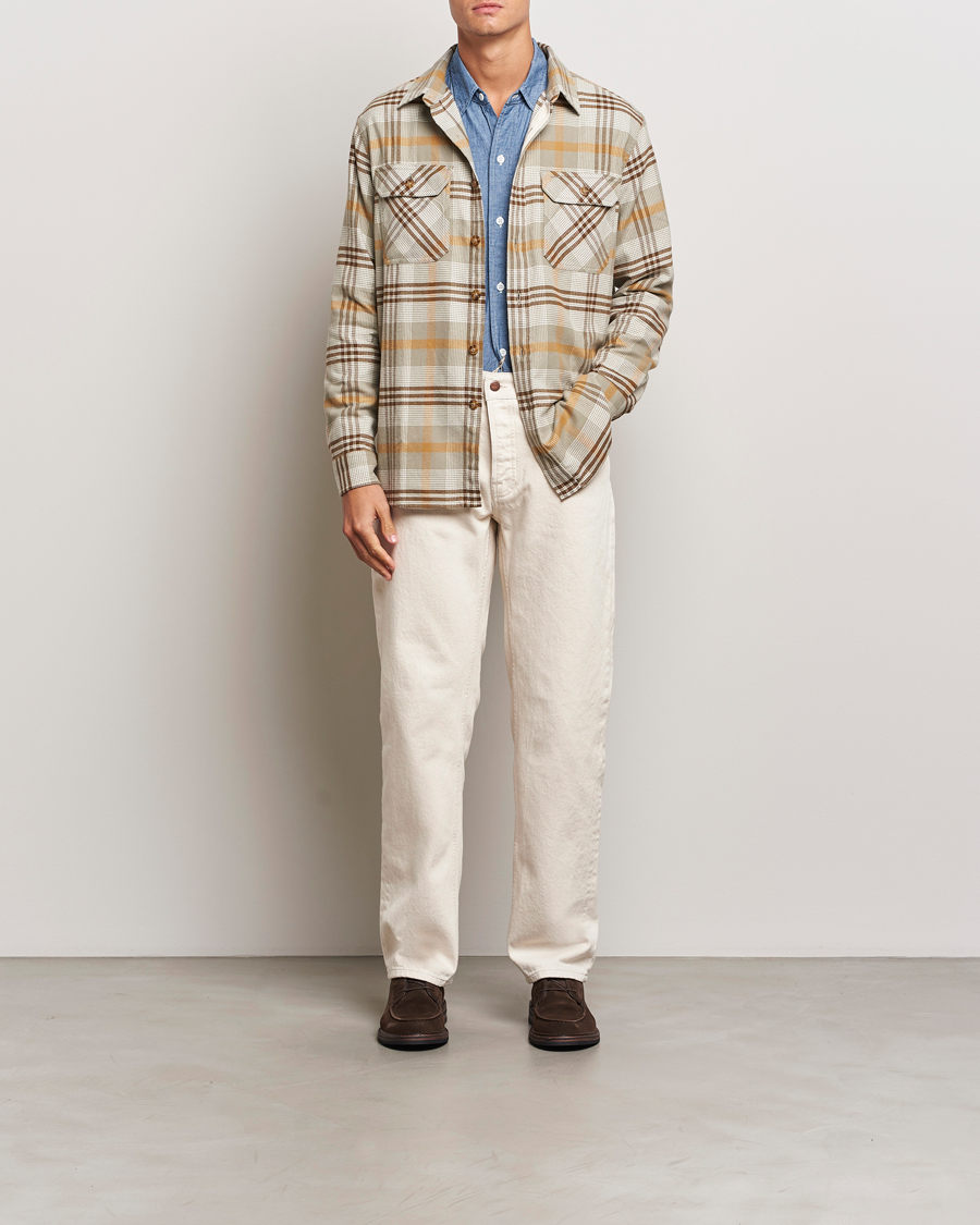 Homme | Chemises | Pendleton | Burnside Flannel Shirt Tan Plaid
