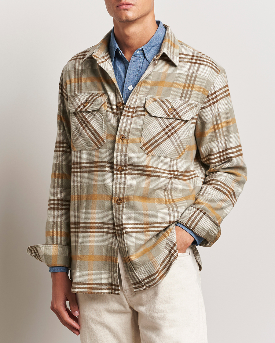 Homme | Chemises | Pendleton | Burnside Flannel Shirt Tan Plaid