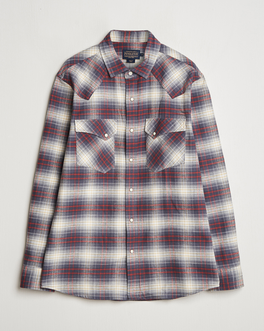 Homme | Chemises | Pendleton | Wyatt Flannel Shirt Navy Plaid